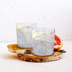 bzyoo BPA-Free Designed Dishwasher Safe 14 oz Plastic Tumbler Set which is Durable and Stackable Great For Parties Holidays Anniversaries (6 PCS, Organica Black)