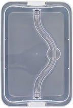 GoodCook Everyday Nonstick Steel Bake-N-Take Oblong Pan, 9" x 13" with Lid, Gray