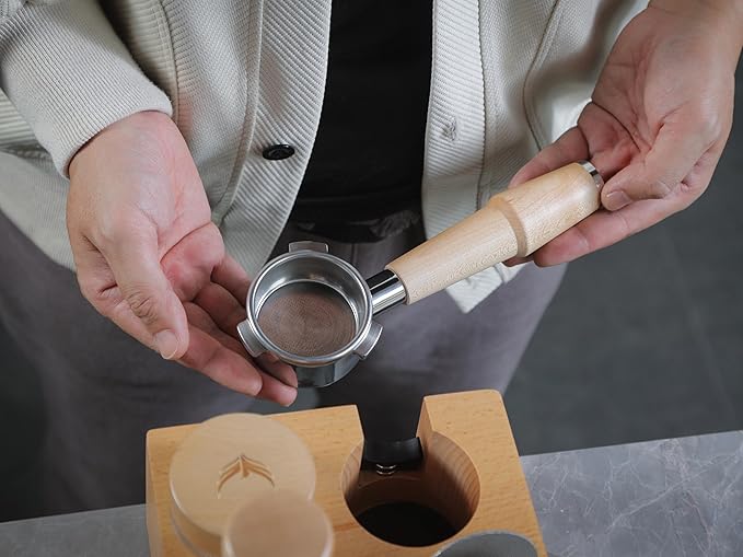 Breville Espresso Machine Accessories Set 54mm Calibrated Tamper, Tamping Station, Bottomless Portafilter, Coffee Distributor and Puck Screen