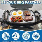 Safbbcue 7583 21.5" Cast Iron Griddle for Weber Q2200 Q2000 Q2400 Q200 Q220 Q240 Series Gas Grill Griddle Plate fits Weber 53060001 54060001 54060301 567798 592001 Grill Replaces Grate 7645
