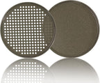 casaWare 2pc 12-inch Ultimate Pizza Pan Set, Nonstick, Ceramic Coated, (1) Solid, (1) Perforated (Silver Granite)