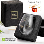 HOHY Libra Wine Glass - Stemless, 20oz Zodiac Sign Constellation Glass, Horoscope Gift for Women & Men