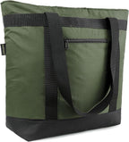BeeGreen Cooler Bag Soft Leakproof Insulated Tote with Zipper for Beach Travel Grocery