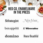 Red Co. Set of 4 Enamelware Metal Classic 10" Round Dinner Plate, Solid White/Dark Green Rim