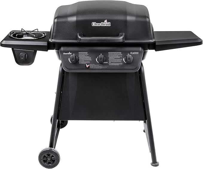 Char-Broil® Classic Series™ Convective 3-Burner with Side Burner Propane Gas Stainless Steel Grill - 463773817-P2
