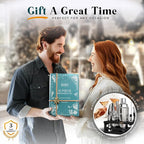 BARE BARREL® Mixology Bartender Kit Bar Set | 16-Piece Cocktail Shaker Set | Martini Barware Mixing Tools for Home Bartending | Incl. 35 Recipe Cards | Gift Set (24oz Cobbler Shaker, Silver/Black)