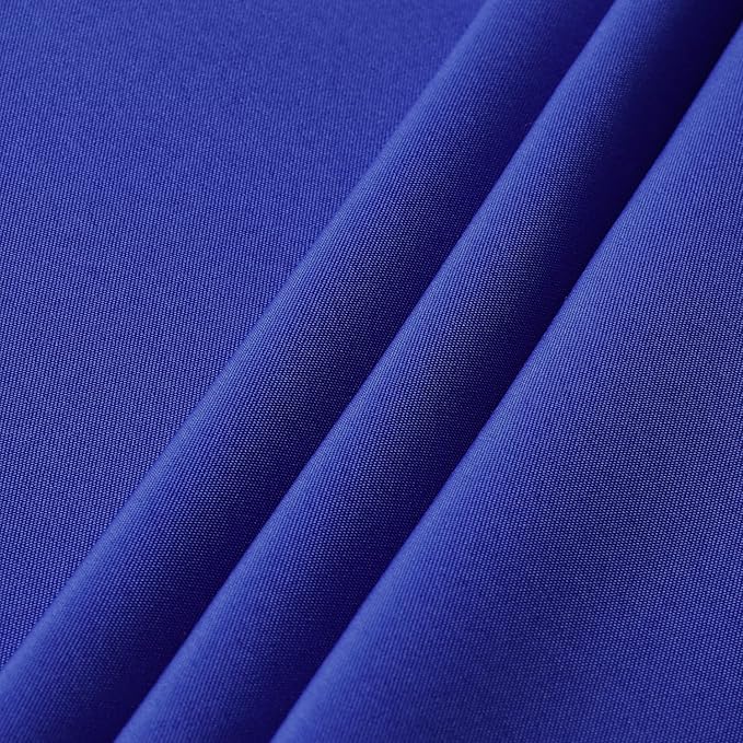 sancua Rectangle Tablecloth - 70 x 90 Inch - Stain and Wrinkle Resistant Washable Polyester Table Cloth, Decorative Fabric Table Cover for Dining Tables, Buffet Parties and Camping, Royal Blue