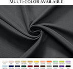 Softalker Rectangle Tablecloth, Waterproof & Stain Resistant Table Cloths Wrinkle Free Fabric Washable 210GSM Polyester Table Cover for Dining/Party/Outdoor - 90 x 132 inch,Grey