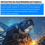 Steel Plate 4" x 4" x 1/4" - 4PCS A36 Hot Rolled Metal Steel 1/4 inch Plate Flat Steels Weldable Base Sheet for Oven Baking Metal Stock Welding