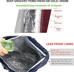 BeeGreen Cooler Bag Soft Leakproof Insulated Tote with Zipper for Beach Travel Grocery