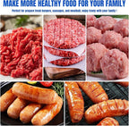 Stainless Steel Meat Grinder Attachments for Mixers, Meat Grinder, Sausage Stuffer, Perfect Grinder Attachment, Dishwasher Safe