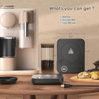 Coffee Mug Warmer for Desk, Electric 36W Coffee Cup Warmer with Auto Shut Off/Timer for Office Home, Smart Coffee Cup Mug Heater for Warming and Heating Beverage,Candle,Tea,Coffee Gifts,Black