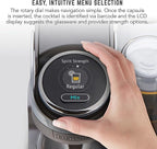 Bartesian Duet Cocktail Machine and Margarita Maker - Compact Home Bartender Mixologist Drink Mixer with 2 Glass Spirit Bottles - Automatic Machine Creates Premium Cocktails and Mocktails in Seconds