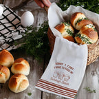 Funny Sourdough Baking Kitchen Towels, Gifts for Sourdough Bakers Tea Dish Towels for Kitchen, Baking Lover Gifts Decorative Hand Towels, 16x24 Inch Red