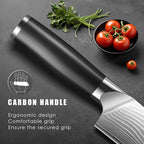 Kuwata Japanese Kiritsuke Chef Knife, Professional Handcrafted 8 inch Kitchen Knife, Japan VG10 Super High Carbon Steel Chef's Knife, Ergonomic Handle Grip and Gift Box