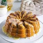 Baker's Secret for Fluted Cake Pan, Fluted Cake Pans, Perfect for Fluted Cakes, Die Cast Aluminum Cake Pans, 2 Layers Non-stick Coating, Novelty Cake Pan - The Cast Aluminum Collection (Petal)