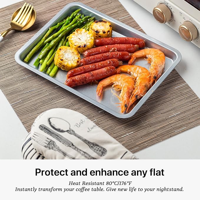 LEXMORE PVC Woven Placemats 6 PCS Wipeable Indoor/Outdoor Table Mats Washable Vinyl Place Mats for Dining Table, Set of 6-Light Brown