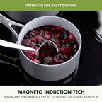 GreenPan Valencia Pro Hard Anodized Healthy Ceramic Nonstick 2QT Saucepan Pot with Lid, PFAS-Free, Induction, Dishwasher Safe, Oven Safe, Gray