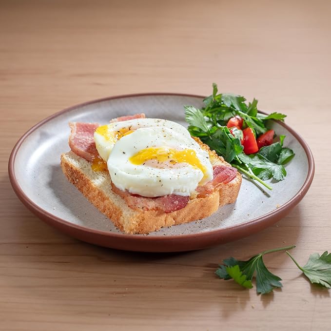 Microwave 2 in 1 Omelet Maker and Egg Cup Cooker - Make Easy Poached, Fried, or Scrambled Eggs w Removable Tray- Steel Whisk & Recipe Book included - Amazing Breakfast Sandwiches in Minutes- PVC Free