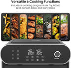 iceagle Dual Air Fryer 11 Quart - 6-in1 Airfryer with 2 Frying Baskets, Precise-control Knob | Sync & Dual Cook Functions to Ary Fry, Roast, Broil, Reheat and Dehydrate for Easy and Crispy Meals