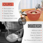 4-1 Colander with Bowl Set - Pasta Strainer - Colander for Kitchen - Strainers and Colanders Rice Strainer Fruit Cleaner Veggie Wash Sink Strainer Kitchen Essentials - Orange