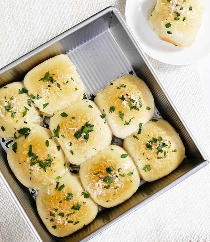 USA Pan Bakeware Nonstick Square Cake Pan, 8 Inch, Aluminized Steel