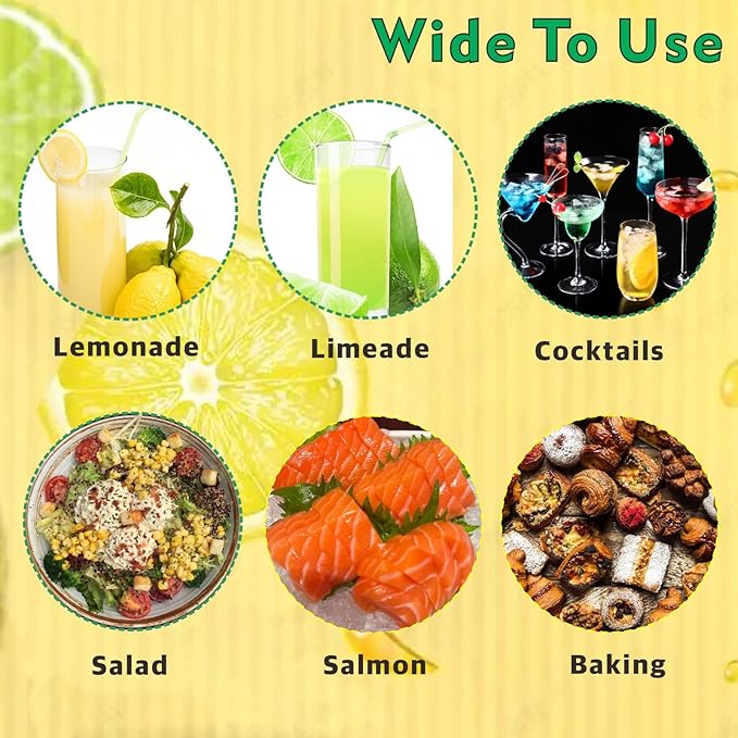 Lemon Squeezer, Effective at Squeezing Out Juice, Easy-to-Use, Very Sturdy, Lemon Juicer, Lime Squeezer, Citrus Juicers, Lemon Juicer Squeezer to Squeeze Lemons, Lime, Citrus, Orange(Yellow)