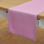 Solino Home Linen Violet Table Runner 72 Inches Long - 100% Pure Linen Dining Table Runner 14 x 72 Inch for Summer, Halloween - Fete