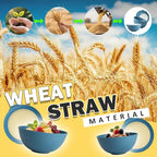 40 OZ Bowls Set of 4, Unbreakable Lightweight Bowls Set with Lid, Microwave & Dishwasher Safe Lunchable Containers, Plastic Reusable Cereal Bowl for Soup, Salad, Noodle, Snack, Fruit, Blue