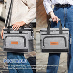 Insulated Cooler Bag for Men/Women 15L Soft Cooler Bag with Adjustable Shoulder Strap, Leakproof for Work, Camping, Travel, Picnic