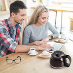 Drip Coffee Maker by Mixpresso Coffee (6 Cups), Black