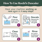 Breville Compatible Descaling Solution. Specially Formulated to Clean & Descale your Breville Espresso Machine. 2 Uses per Bottle, 2 Pack. Eco-Friendly Carbon Neutral Descaler Kit.