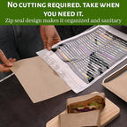 WMKGG 200Pcs Unbleached Parchment Paper for Baking, 8 x 12 Inch Precut Heavy Duty Parchment Paper Sheets for Cooking, Grilling, Air Fryer and Oven