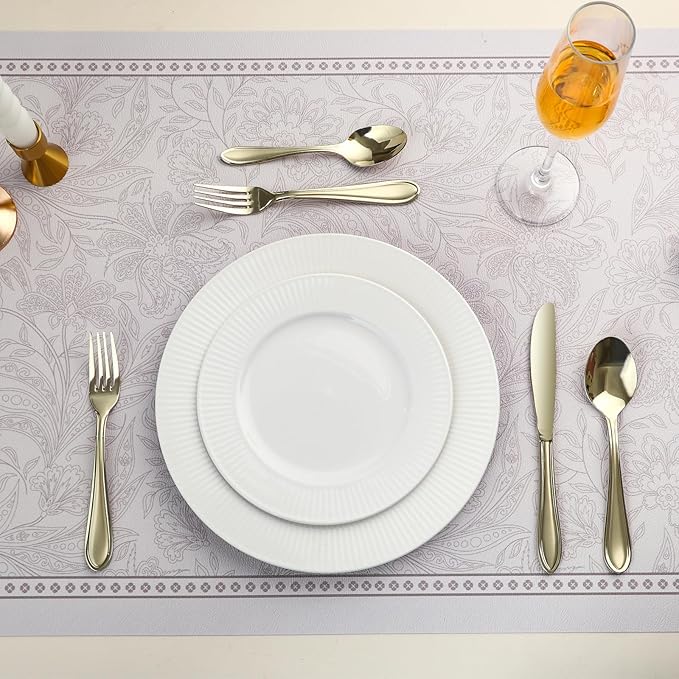 Silverware Set, 60-Piece Stainless Steel Flatware, 18/0 Stainless Steel Utensils, Dishwasher Safe, Modern Tableware for Home & Kitchen Dining