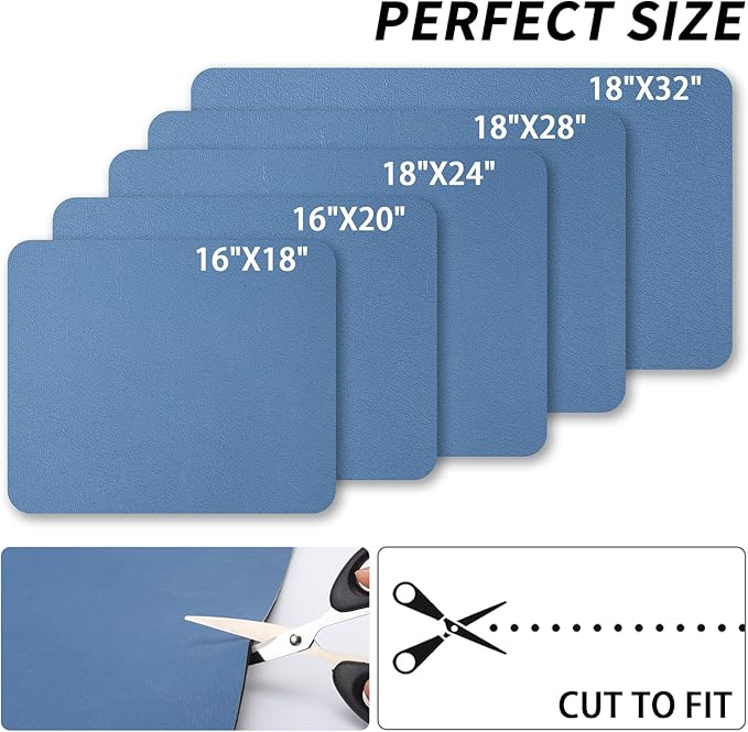 Dish Drying Mat for Kitchen Counter, Heat Resistant Drainer Mats with Non-slip Rubber Backed, Hide Stain Kitchen Super Absorbent Draining Mat, Easy to Clean Dish Rack Pad, Blue 16"x20"