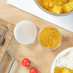 Restaurantware-RW Base 10 Ounce Clear Plastic Dredge Spice Shaker, 1 Reusable Dry Rub Shaker - Includes White Solid Lid, With Handle, Clear Polycarbonate Spice Holder, For Seasonings