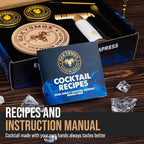 Cocktail Smoker Kit With Torch, Old Fashioned Bourbon, Whiskey Smoker Kit, Drink Smoker Accessories, Home Bar Accessories, Birthday Gifts for Men, Husband, Boyfriend, (NO BUTANE)