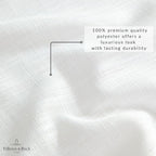 Elrene Home Fashions Villeroy & Boch Classic Embroidered Border Tablecloth - Elegant Table Cover for Dining Table, Weddings, Events, White 60"x102" Rectangle