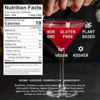 SAYSO Skinny Spicy Margarita, Skinny Hibiscus Cosmo & Skinny Cardamom Paloma Cocktail Tea Bags - - Instant Cocktail or Mocktail Mixers - No Hot Water - Home Bar - Organic Ingredients, 3-Pack