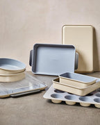 Caraway Non-Stick Ceramic 1 lb Loaf Pan Duo - Naturally Slick Ceramic Coating - Non-Toxic, PTFE & PFOA Free - Perfect for Pound Cakes, Breads, & More