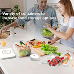 Vacuum Sealer, vacuum sealer for food(Small Vacuum Sealer+ 3 Vacuum Food Containers)