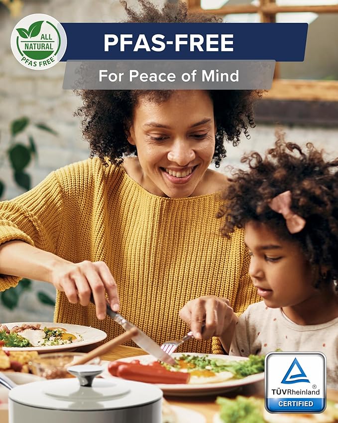 Nuwave Lux 13-Piece Premium Cookware Collection, Next-Generation G11 Duralon Blue Ceramic Nonstick, Ultra Durable, PFAS-Free, Lightweight & Works on All Cooktops