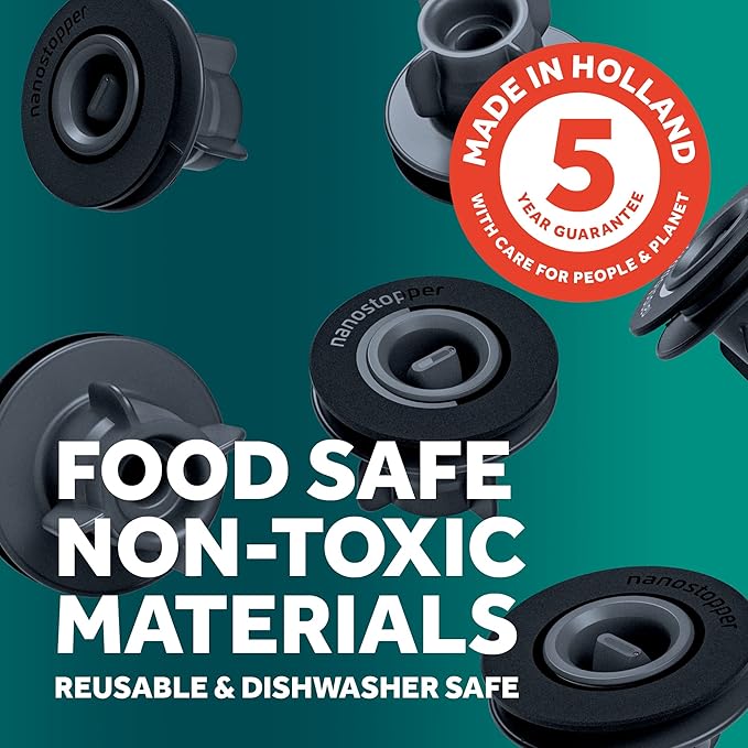 Airtender Wine Vacuum Pump Preserver with 3 Reusable Bottle Stopper Vacuum Seals for Wine Storage