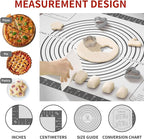 Silicone Baking Mat Non Stick Pastrty Mat for Dough Rolling Mat for Making Cookies, Macarons,Bread,Cake and Candy Reusable Kitchen Counter Mat Fondant Mat Oven Mat Placemat Baking Supplies Tools