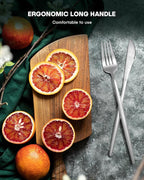 EUIRIO 60-Piece Matte Silverware Set for 12, Stainless Steel Flatware Set, Modern Brushed Thick Cutlery Set with Spoons Forks and Knives, Utensil Sets for Home Kitchen Hotel, Dishwasher Safe