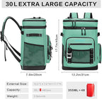 Large Waterproof Insulated Cooler Backpack for Men & Women, Leak Proof Cooler Backpack for Camping, Beach, Fishing, Picnic, Travel, Outdoor, 30L, 48Cans