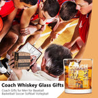 Futtumy Coach Nutrition Facts Whiskey Glass, Coach Gifts for Men, Basketball Coach Gifts, Baseball Coaches Gift, Best Coaches Gift for Soccer Softball Volleyball for Graduation Competition Christmas