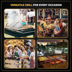 Fish Grill Baskets for Outdoor Grill Vegetables, Fish Grilling rack for Grill, BBQ Grilling Basket, Stainless steel Grill Basket for Veggies, shrimp