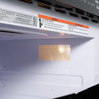 KoolMore Reserve 24 in. 1.2 cu. ft. Microwave Drawer with Electric Door Opening, 10 Power Levels, Sensor Cooking, Melt, Defrost, Bake, Roast, Broil, 1500 Watts, UL Certified in Black Stainless-Steel