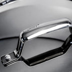 BergHOFF Professional Tri-ply 18/10 Stainless Steel 13Pc Cookware Set With Matching Lid Safe Grip Handle Induction Cooktop Measurement Markings Inside Fast & Even Heat Oven Safe Dishwasher Safe